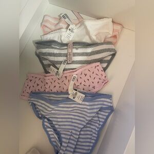 Victoria’s Secret/ Pink 5 new panties. Size XS and S